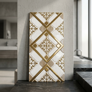 Azulejos digitales de cerámica para decoración de interiores, azulejos de pared con alto brillo, efecto azúcar, 30x60, 12x24 - Product Image 5