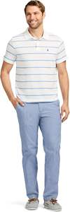 Camiseta Polo de Manga Corta a Rayas Izod Advantage Performance para Hombre - Product Image 3