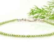 Pulsera Clásica de Lujo para Mujer con Peridoto y Plata de Ley 925, Gema de Nacimiento de Agosto, Cristal Verde Natural, Regalo de Joyería - Product Image 3