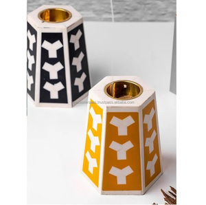 Brûleur d'encens en os incrusté, brûleur de Bakhoor, décoration d'intérieur - Product Image 6