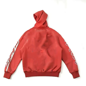 Sudadera con capucha extragrande con estampado personalizado Glory, lavado ácido, calidad premium, hombros caídos, para ropa urbana OEM - Product Image 2