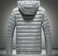 Veste d'hiver épaisse pour homme de haute qualité, col montant, coupe ajustée, décontractée