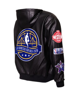 2025 All-Star San Francisco Bay Area Lightweight Vegan Hooded <b>Zip</b>-<b>Up</b> <b>Jacket</b> - Product Image 4