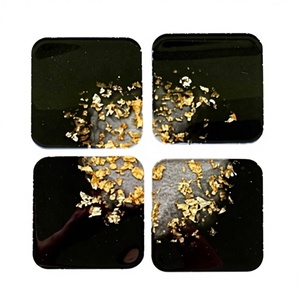 แผ่นรองแก้วและแผ่นรองจานลายฝังกระดูกหนา 5 มม. ออกแบบโลโก้ได้ตามต้องการ ดีไซน์คลาสสิก มีหลายขนาดให้เลือก สำหรับแก้วชา กาแฟ เบียร์ - ขายส่ง - Product Image 6