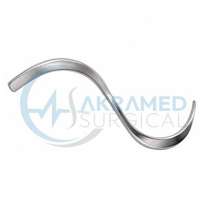 Juego de Instrumentos Quirúrgicos Retractores Manuales en Forma de S de Acero Inoxidable Premium, Herramienta de Retracción de Tejido para Cirugía General - Product Image 6
