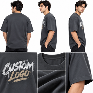 T-shirt uni à col rond et manches courtes pour homme, 100 % coton, bleu marine, respirant, coupe classique, jersey tricoté, unisexe, vente en gros - Product Image 5