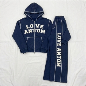 Conjunto deportivo personalizado para hombre, chándal ajustado con capucha y cremallera, pantalones jogger, ropa deportiva para gimnasio, sudadera, trajes para correr, ropa atlética. - Product Image 4