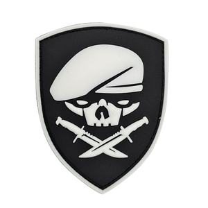Custom Design Eco-friendly Rubber PVC Logo Patches <b>Hook</b> & Loop Soft 3D Embossed for Garment Use Wholesale - Product Image 3
