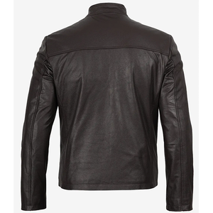 2026 OEM Latest Design <b>Genuine</b> Dark Brown Cowhide <b>Leather</b> <b>Jacket</b> For Men's 100%High Quality Low MOQ Winter Fashion Heated <b>Jacket</b> - Product Image 2