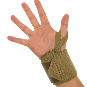 Sangles de poignet en coton personnalisées avec logo couleur, imprimées, pour fitness, gym, entraînement de soulevé de terre, accessoires de musculation, OEM disponible - Product Image 4