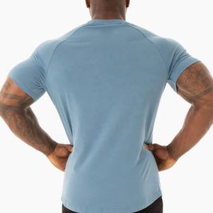 Vente en gros 100% coton T-shirts unis décontractés pour hommes 200 grammes avec impression de logo personnalisé Design vierge et conception de sonnerie - Product Image 5