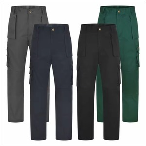 Custom Outdoor <b>Cargo</b> <b>Work</b> <b>Pants</b> 100% Cotton Straight Flat Breathable High Visibility Security Reflective Construction <b>Pant</b> Solid - Product Image 5