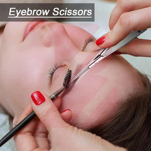 Tijeras de Precisión de Acero Inoxidable Portátiles de la Mejor Calidad para Cejas y Pestañas - Product Image 5