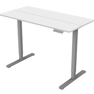 Electric Home Office Computer Workstation Adjustable Height Standing <b>Desk</b> with Two-Piece 55 X Tabletop Sit Stand <b>Desk</b> - Product Image 2