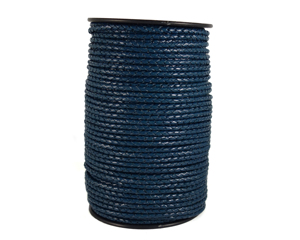 Braided <b>Leather</b> Cord Round Jewelry Findings Braided Cord for Necklace <b>Bracelet</b> Earring Garment Making - Product Image 1