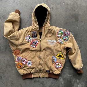 Sudadera con Capucha Oversize para Hombre, Estampado de Camuflaje, Ajuste Holgado, Estilo Urbano, Cómoda y Casual - Product Image 3