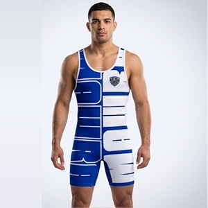 Singlet de Lucha Personalizado Mawra para Hombre, Sublimado, Transpirable, de Spandex, para Deportes de Contacto, Unisex - Product Image 1