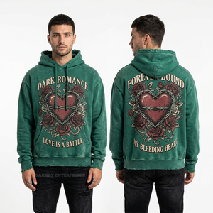 Sweat-shirt tendance pour homme avec blocs de couleurs contrastées, design patchwork, pull personnalisé bicolore en coton, streetwear urbain - Product Image 1