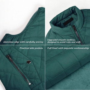 Ladies Winter Puffer Vest Lightweight Insulated Sleeveless <b>Bodywarmer</b> Quilted Outerwear Vest Ideal For Hiking Casual Formal Wear - Product Image 5