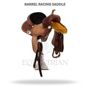 Selle de barrel racing, selle d'équitation, équipement équestre - Product Image 2