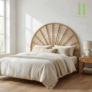 Cama de Ratán de Diseño Moderno con Cabecero Simple, Paneles para Cabecero, Ideal para el Hogar y Hoteles, Directo de Fábrica, Ratán 2026 - Product Image 1