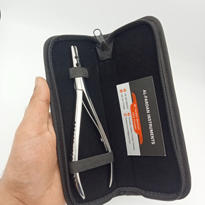 Surgical Grade Stainless Steel <b>Hair</b> Extension Pliers with Two Holes Use For Beads Opening & Beads Closing <b>Hairs</b> <b>Styling</b> <b>Tools</b> - Product Image 1