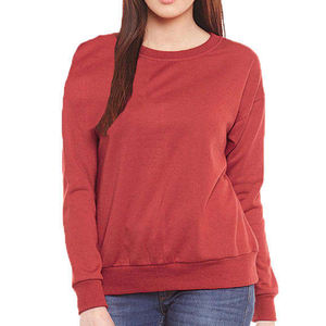 Sudadera de Mujer de Cuello Redondo Estilo Pullover de Alto Rendimiento, Precio de Fábrica al por Mayor - Product Image 3
