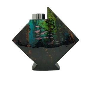 โกศอลูมิเนียมขัดเงาสำหรับใส่เถ้ากระดูก - โกศสำหรับเผาศพผู้ใหญ่พร้อมฝาเกลียวแบบแน่นหนา - Product Image 2