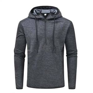 Nouveau Sweat à Capuche Tendance pour Homme, Hiver, Uni, Col Zippé, Haute Qualité, Grande Taille, Style Décontracté, Tailles Personnalisables, Coupe-Vent - Product Image 3
