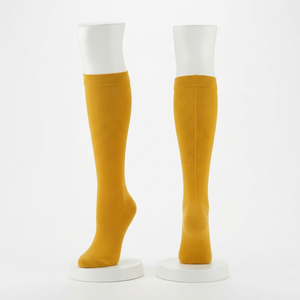 <b>Women</b> Scrub <b>Socks</b> 200 GSM Combed Cotton Blend Green Custom Embroidery Jacquard Printed Logo Knee High <b>Compression</b> Men <b>Sock</b> - Product Image 3