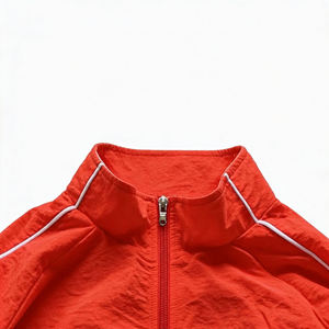 Streetwear Two Pieces Sports Running <b>Track</b> <b>Suit</b> Crinkle Nylon Reflective Windbreaker Jackets and Jogger Pants Tracksuit Sets - Product Image 3