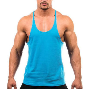 Mens Classic <b>Stringer</b> Gym <b>Vest</b> Athletic Fitness Tank Breathable Sleeveless Workout Muscle Training Performance Apparel Custom - Product Image 1