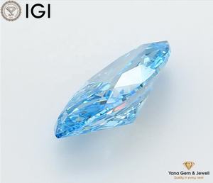 Diamante de Corte Marquesa Cultivado en Laboratorio CVD, Certificado IGI, Color Azul Intenso, Claridad VVS2, 3.00 Quilates para Anillo Solitario Premium - Product Image 6