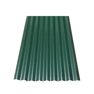 Dx51d panel logam seng aluminium dip panas Lapisan Warna lembar atap ppgi lembar baja galvanis belum dicat bergelombang