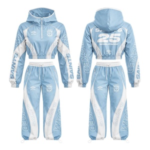 Ensemble de survêtement unisexe rose uni 2 en 1, manches longues, capuche, streetwear, jogging, séchage rapide, polyester/nylon, style adulte hiver - Product Image 6