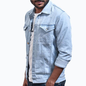Chaqueta de Mezclilla para Hombre, Estilo Casual Urbano, 100% Algodón, Ecológica y Transpirable, para Invierno y Actividades al Aire Libre, con Logotipo Frontal - Product Image 6