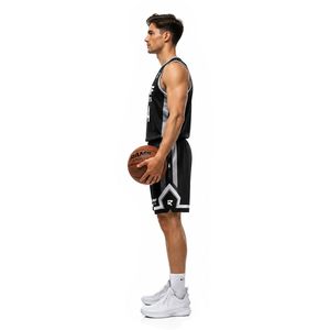 Uniforme de Baloncesto Personalizado con Impresión Digital, Transpirable, para Adultos, Conjunto de Camisetas y Pantalones Cortos Impresos al por Mayor, Tallas Grandes, para Equipos Deportivos de Invierno - Product Image 2