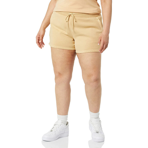 Shorts Casuales de Mujer, Cintura Media, Cordón Ajustable, Color Sólido, Bolsillos, Poliéster/Algodón, Transpirables, Tejido, Corte Regular, con Botones - Product Image 4