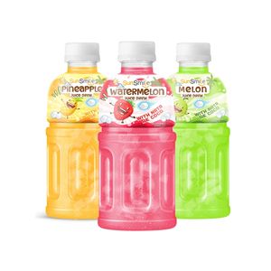 Nata de Coco SUNSMILE de la Mejor Calidad con Bebida de Jugo, Botella PET de 320 ml, Muestra Gratis, Venta al por Mayor, OEM, ODM, MOQ Bajo - Product Image 5