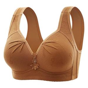 Vente en gros personnalisée de lingerie féminine sexy : Bralette en dentelle florale, soutien-gorge respirant sans armatures, triangle, décolleté en V profond, doux, brassière, ensembles et tenues - Product Image 4