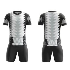 Uniforme de football respirant sublimé personnalisé, nouveaux uniformes d'entraînement de football personnalisés, maillot de football à manches courtes imprimé - Product Image 5