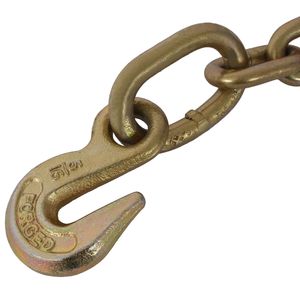 Gancio a J e Gancio a Grappolo Forgiati Grado 70, Catena di Traino da 6 Piedi con Carico di Lavoro Sicuro di 4.700 Libbre e Gancio a J e Gancio a Grappolo Forgiati da 15 Pollici - Product Image 5