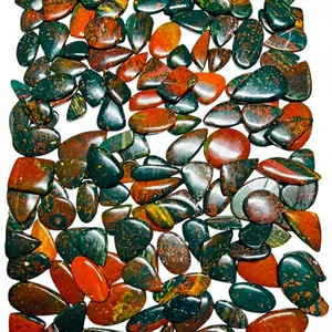 Pierre précieuse naturelle Héliolite en vrac, cabochon poli, formes variées, toutes tailles, pour la fabrication de bijoux et pendentifs FAIJAN GEMS - Product Image 3