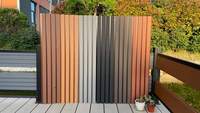 Panneaux décoratifs WPC imperméables, directement de l'usine, panneaux de plafond 3D à grille avec plusieurs couleurs pour la décoration intérieure et extérieure