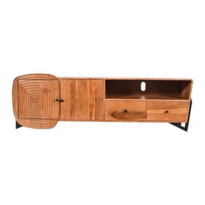 <b>Designer</b> Modern Wooden <b>TV</b> <b>Unit</b> for Living Room with High Quality Craftsmanship and Sleek Finish Stylish Living Room Furniture - Product Image 2