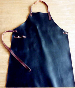 Delantal de Lona Vintage con Cuero Vacuno Genuino de AQDAS INDUSTRY, con Bolsillos, Cierre de Broche, Manga Corta, para Uso en Restaurantes y Bares, Unisex - Product Image 6