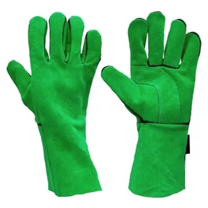 Gants de sécurité pour la soudure en cuir de vachette pleine fleur de qualité supérieure, résistants et durables, avec renforts pour une protection longue durée des mains - Product Image 3