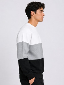 เสื้อสเวตเชิ้ตผู้ชายผ้าฝ้าย 100% พิมพ์โลโก้ตามสั่ง สไตล์สตรีทแวร์ ระบายอากาศได้ดี เป็นมิตรกับสิ่งแวดล้อม ราคาดีที่สุดสำหรับผู้ใหญ่ - Product Image 3