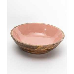 Bol en bois de manguier fait main avec impression émaillée, bol de service spécial pour l'iftar, Ramadan, fournitures de Ramadan haut de gamme - Product Image 2