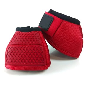High Quality Horse Bell Boots Red Color Equine Ballistic Hoof Overreach Bell Boots With Custom Size and Design - Product Image 4